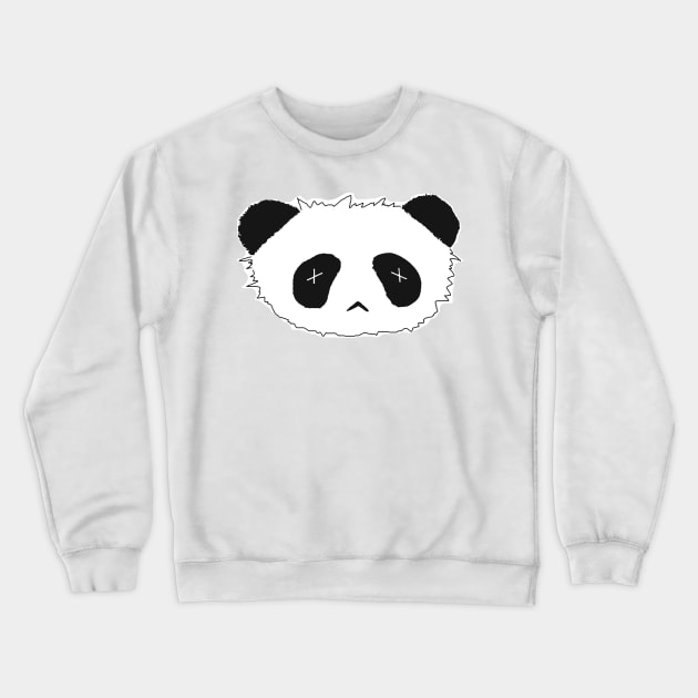 Panda Face Crewneck Sweatshirt by drknice